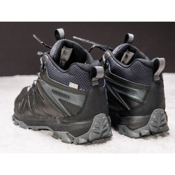 Merrell Thermo Freeze Black Waterproof Insulated Hiking Boots Mens Size 8 J42609 - Picture 11 of 16